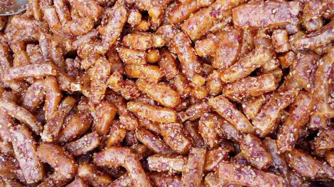 “家乡的味道”黄大姐麻辣豆腐干