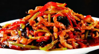“不见鱼”的鱼香肉丝