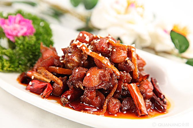 川菜烹饪特点——炸收