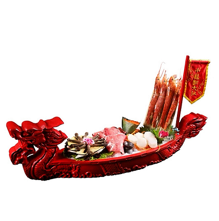 “尚龙文化”菜品——小龙翻大江